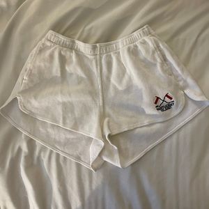 Brandy Melville White SUMMER NANTUCKET
THERMAL SHORTS - Waffle